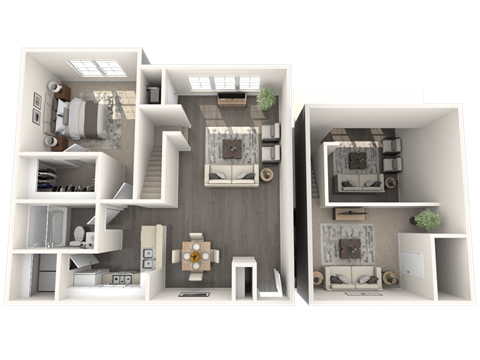 Jones Floor Plan at Residences at Westborough Station, Westborough, MA